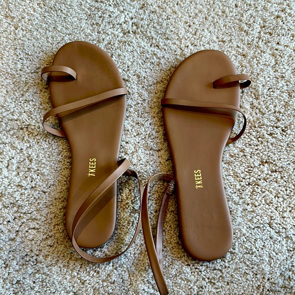 TKEES | Shoes | Tkees Strap Tan Sandal | Poshmark